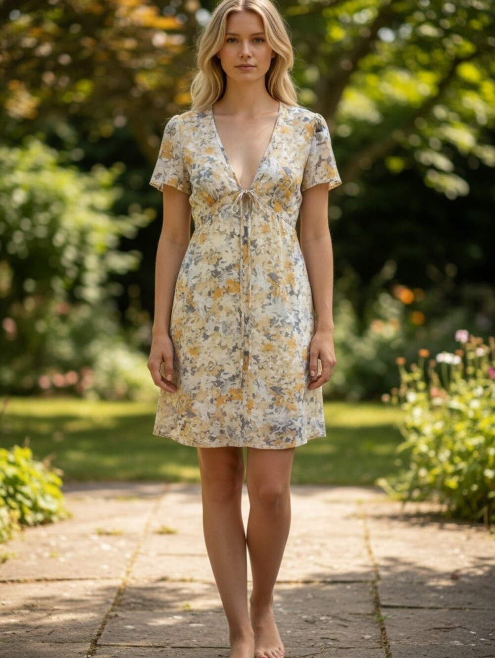 Light Floral Duster